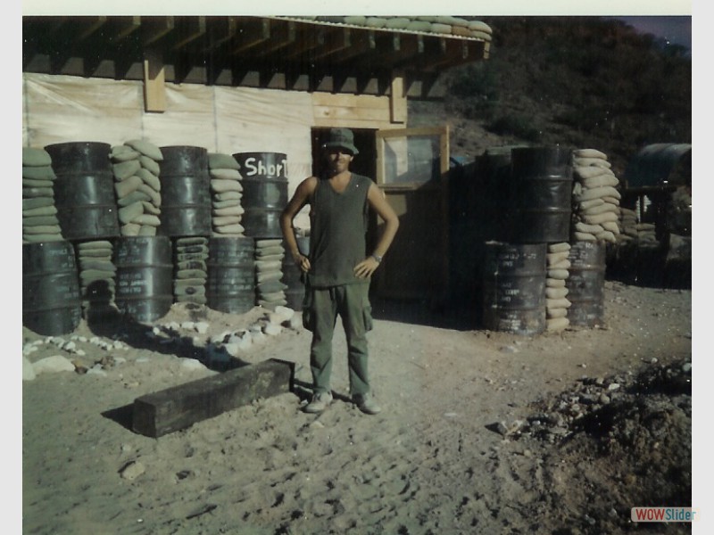 Outside my bunker at L.Z. Last Chance
