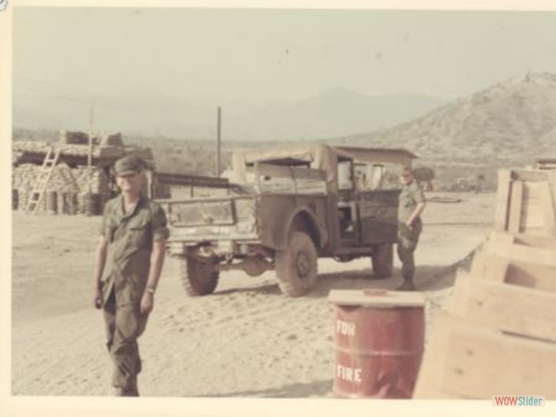 Walking away from 1st Sgt Flintstone